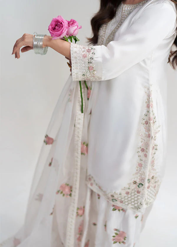 SUMMER BEST SELLING NEHRA 3pc EMBROIDERED DRESS