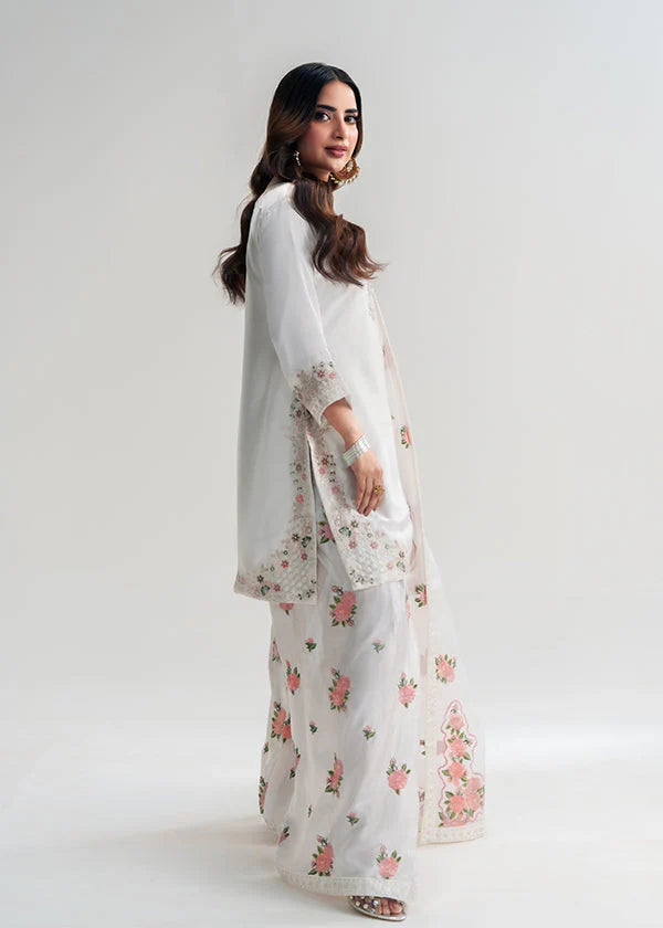 SUMMER BEST SELLING NEHRA 3pc EMBROIDERED DRESS
