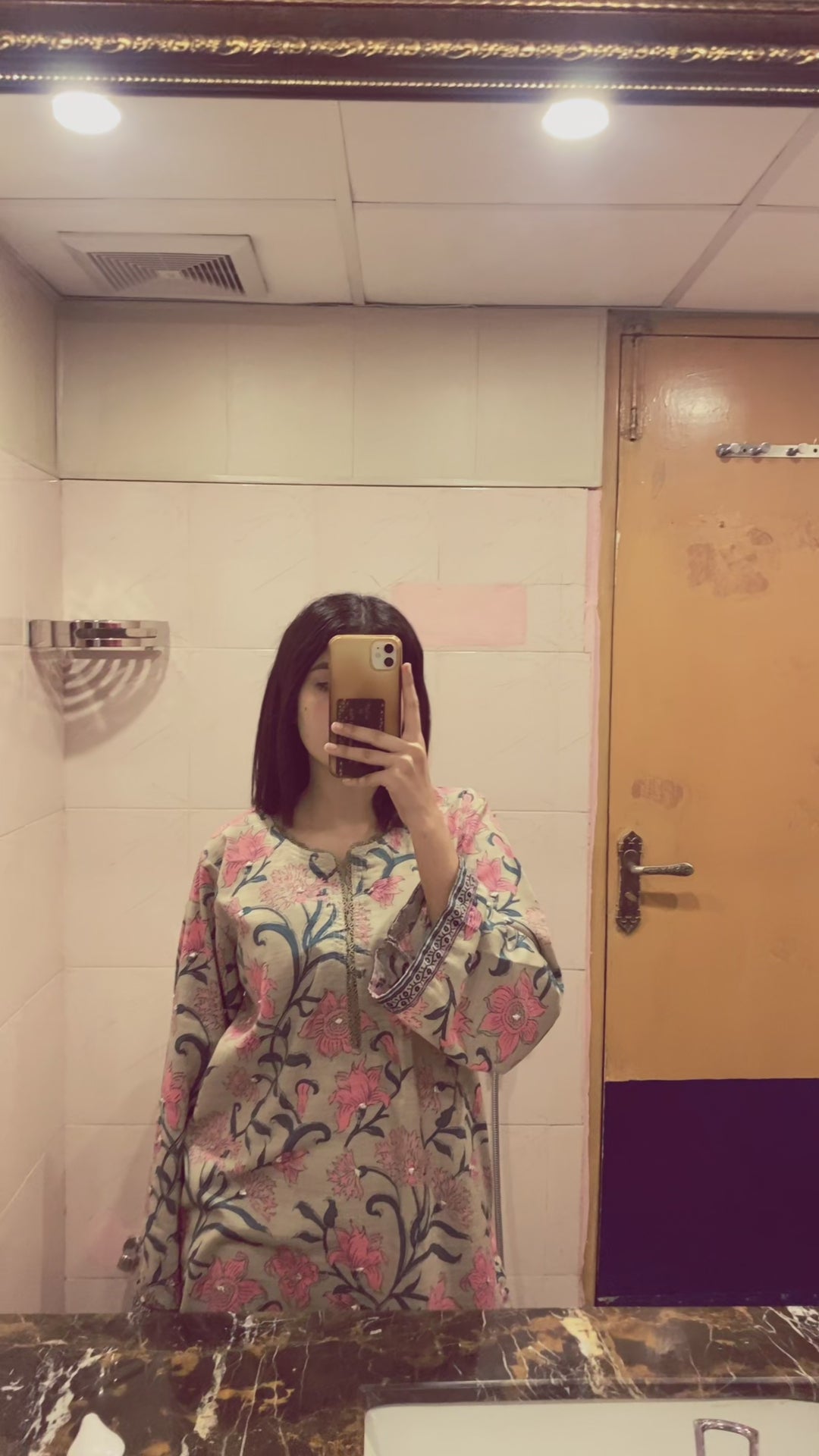 ISHWA - 2Pc printed dress