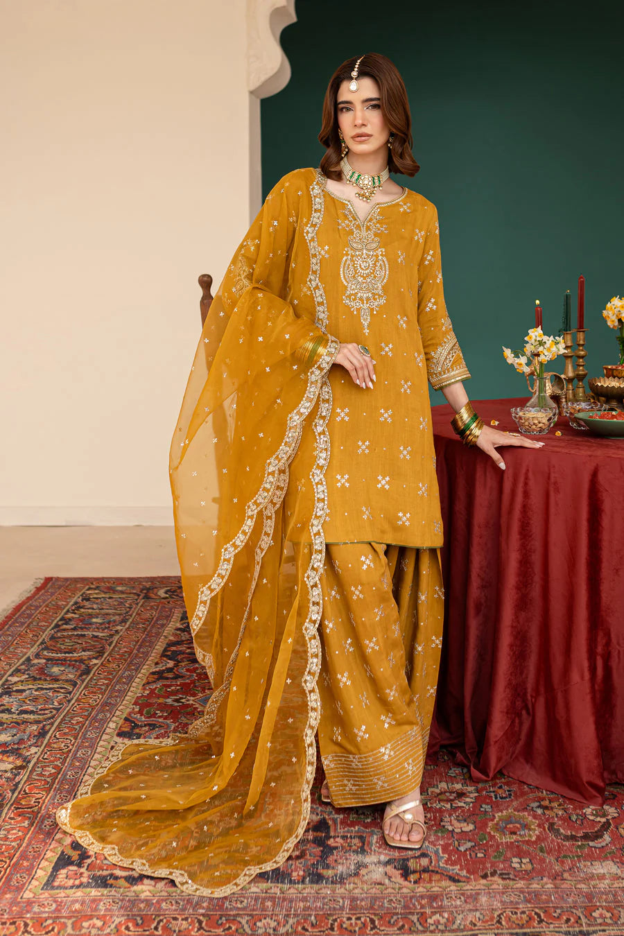 Sona 3Pc - Embroidered Summer Cotton Dress
